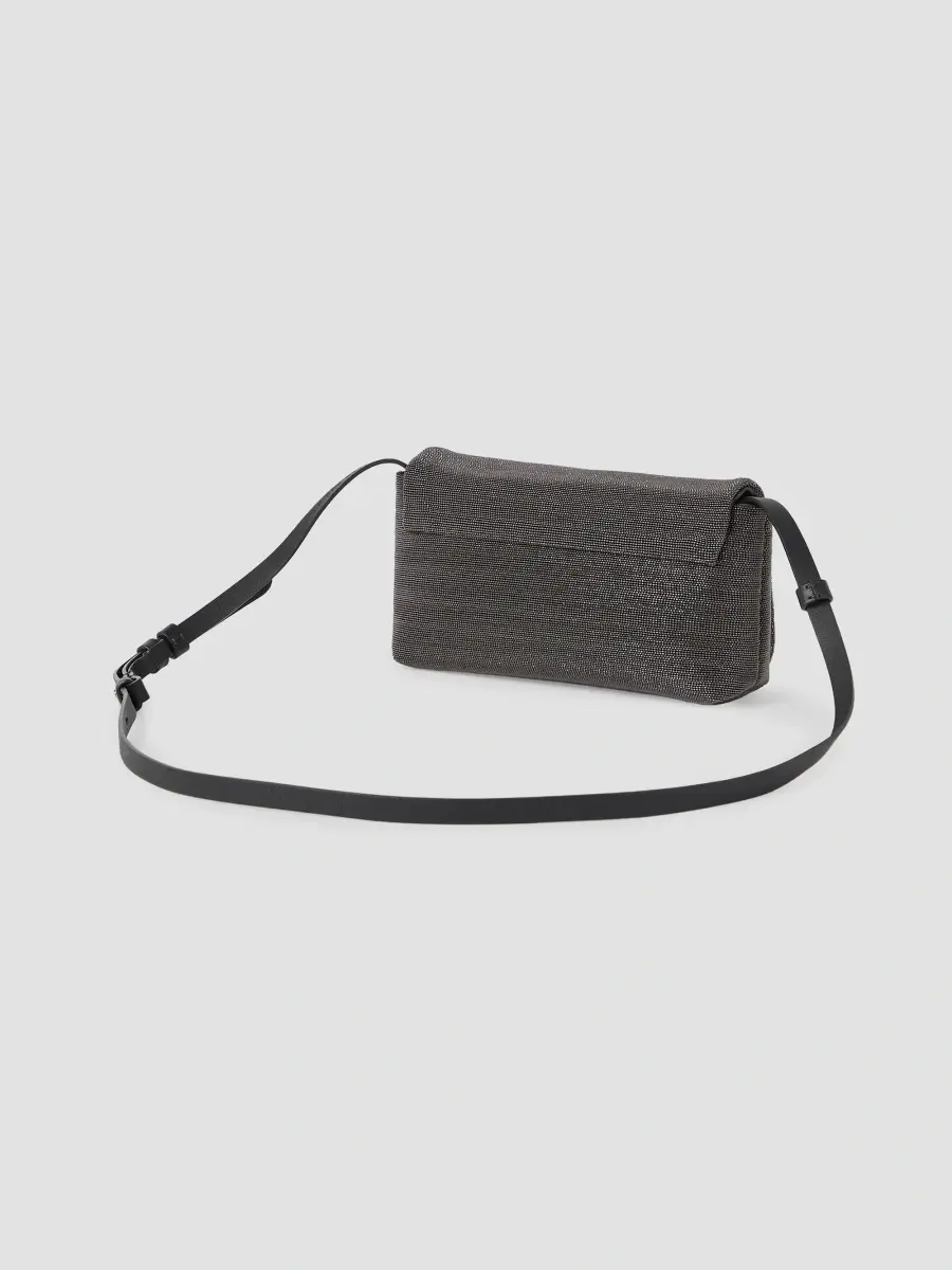Brunello Cucinelli Women's Precious Flap Crossbody Bag in Grained Leather | Thumbnail 3 Brunello Cucinelli Women's Precious Flap Crossbody Bag in Grained Leather | Thumbnail 3