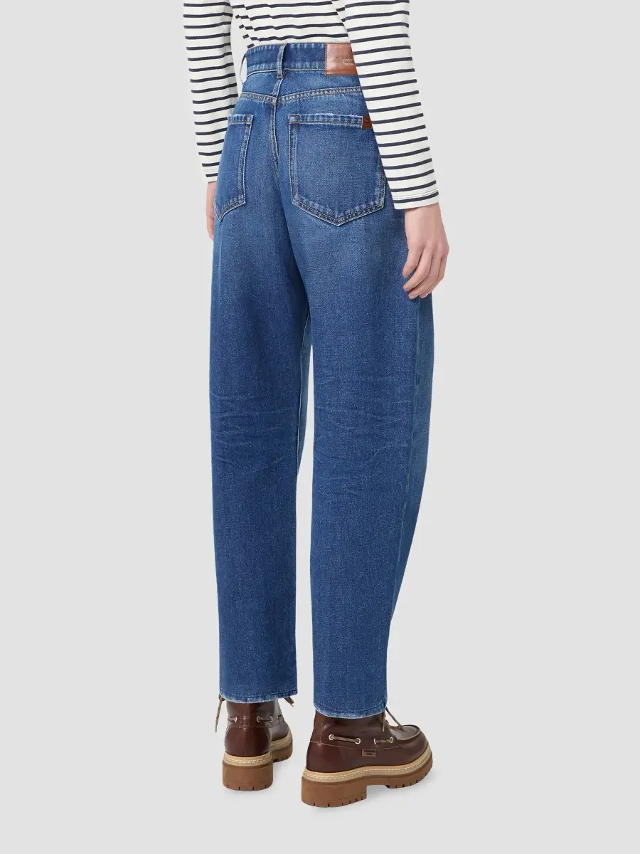 Weekend Max Mara Women's Cotton Denim Tapered Jeans | Thumbnail 3