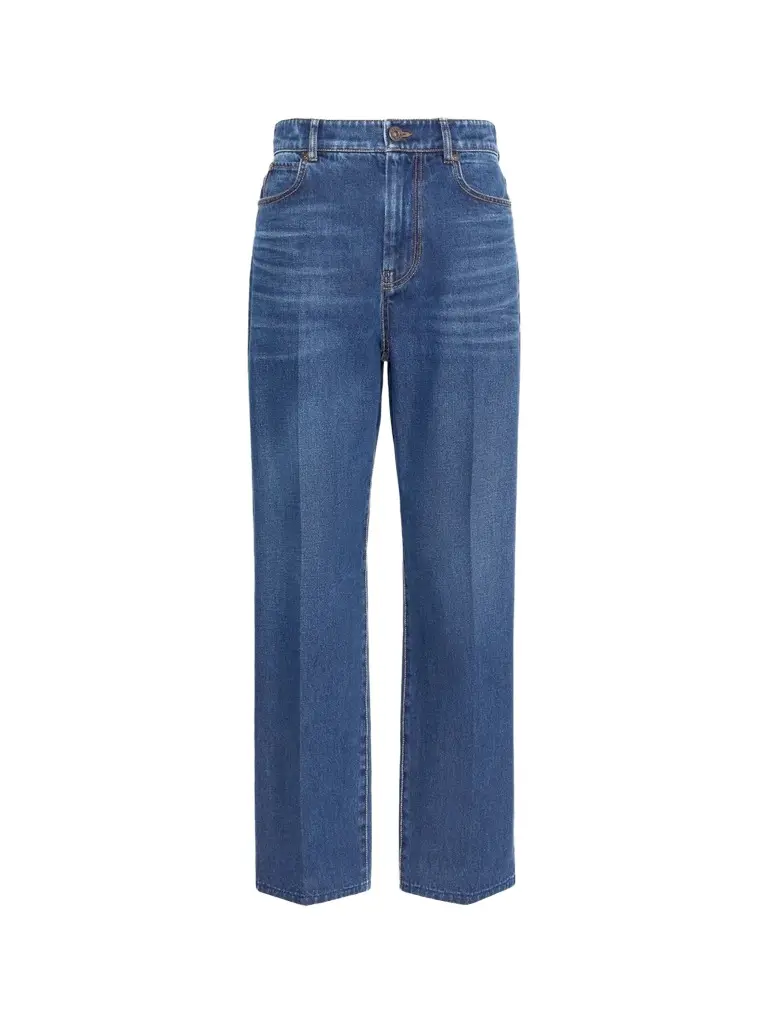 Women's Cotton Denim Tapered Jeans Women's Cotton Denim Tapered Jeans