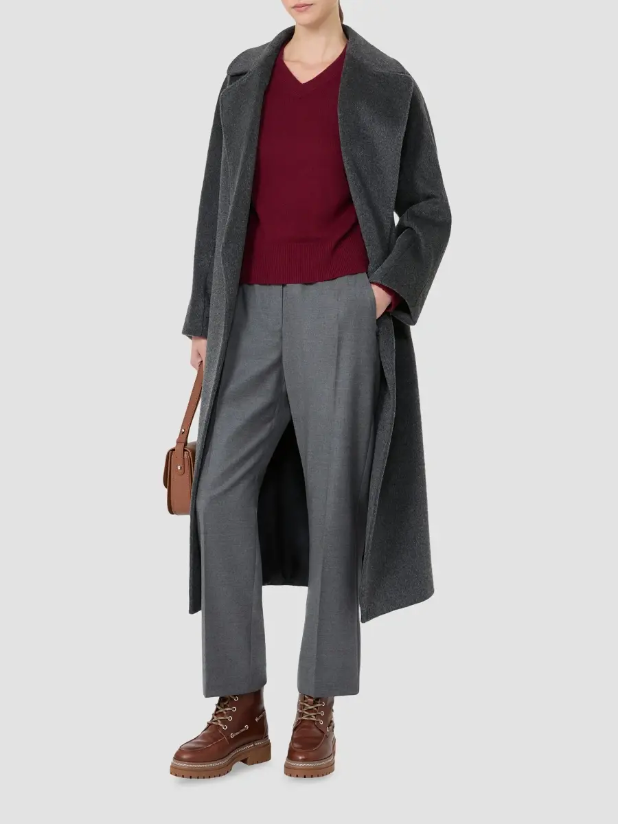 Weekend Max Mara Women's Stretch Wool Flannel Trousers | Thumbnail 2 Weekend Max Mara Women's Stretch Wool Flannel Trousers | Thumbnail 2