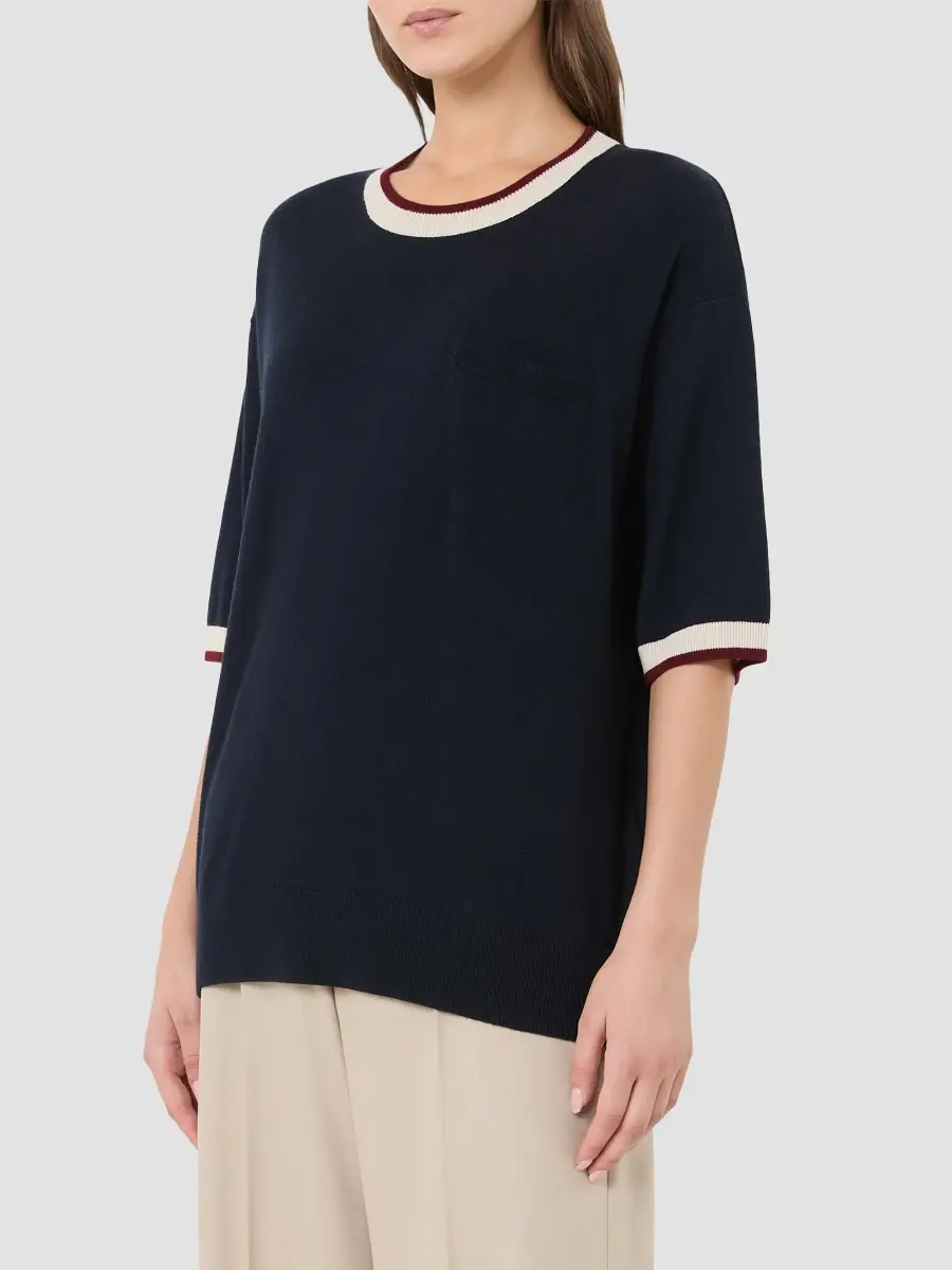Max Mara Women's Wool Yarn Pocket Sweater | Thumbnail 3 Max Mara Women's Wool Yarn Pocket Sweater | Thumbnail 3
