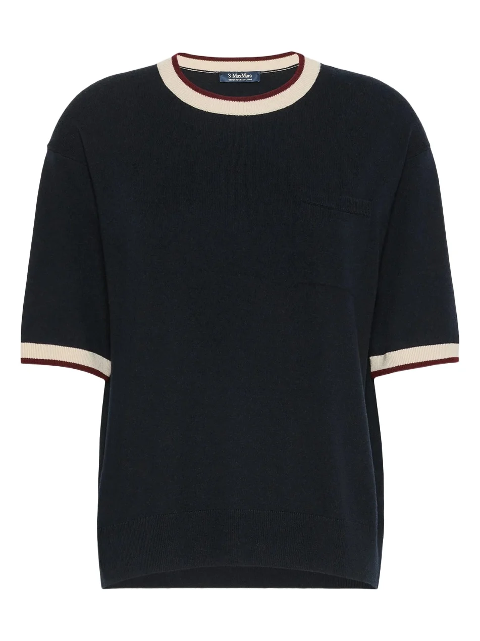 Max Mara Women's Wool Yarn Pocket Sweater