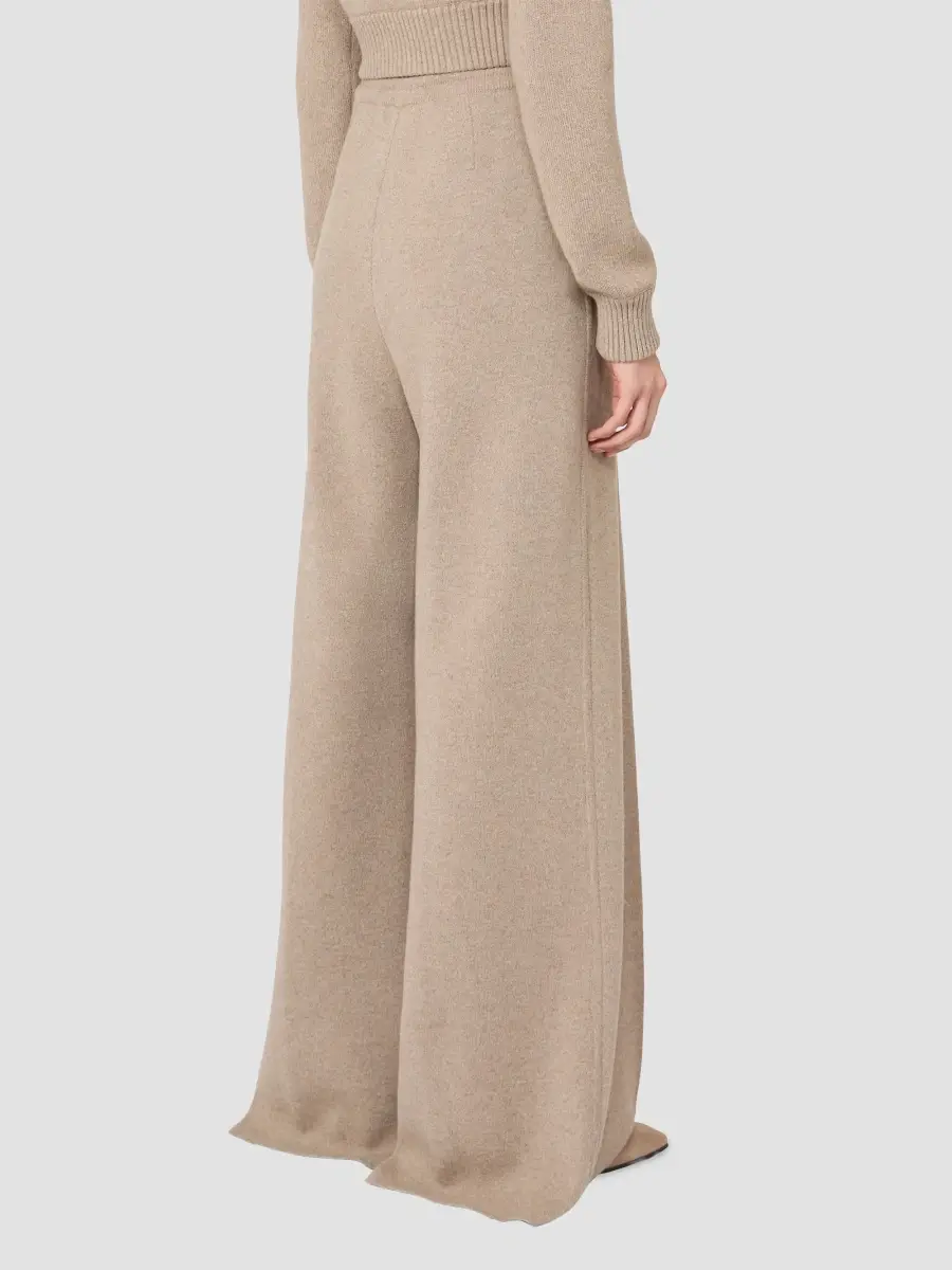 Max Mara Women's Wool and Cashmere Trousers - Beige | Thumbnail 4