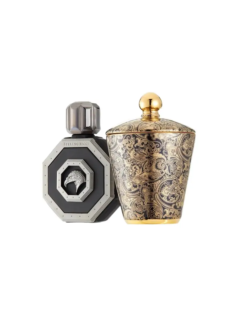 Stefano Ricci Royal Eagle Cologne & Candle Gift Set