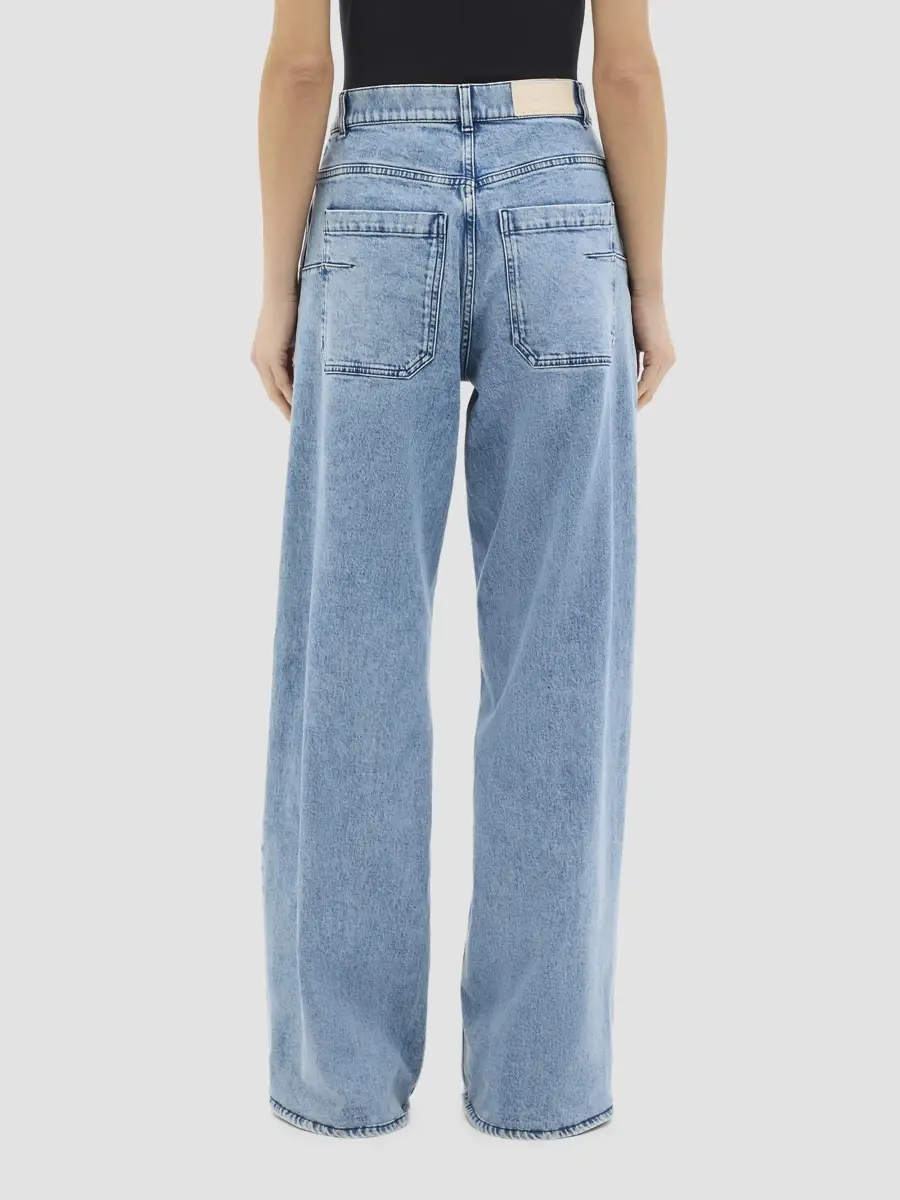 Another Tomorrow Women's Carpenter Denim Jeans | Thumbnail 4 Another Tomorrow Women's Carpenter Denim Jeans | Thumbnail 4