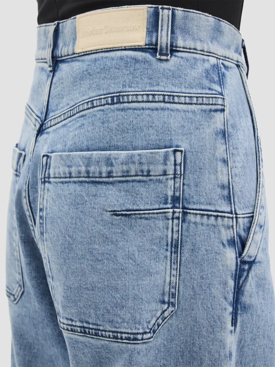 Another Tomorrow Women's Carpenter Denim Jeans | Thumbnail 5 Another Tomorrow Women's Carpenter Denim Jeans | Thumbnail 5