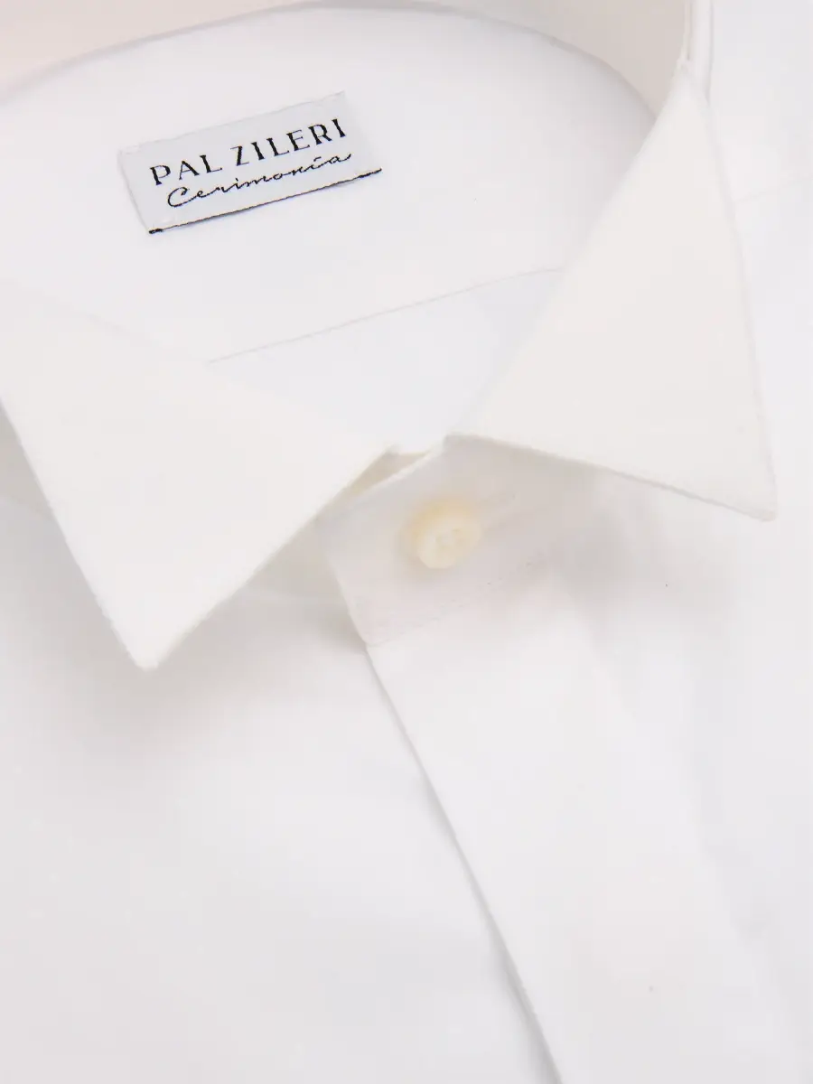 Pal Zileri Men's Wingtip Collar Cotton Dress Shirt | Thumbnail 2 Pal Zileri Men's Wingtip Collar Cotton Dress Shirt | Thumbnail 2