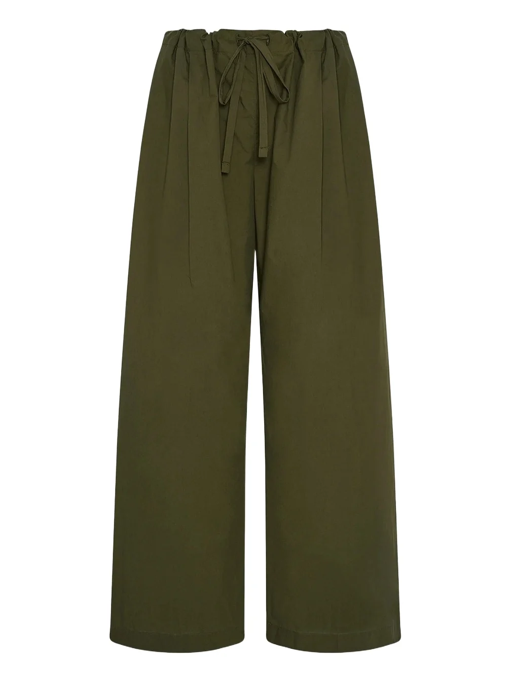 Another Tomorrow Women's Poplin Drawcord Pants