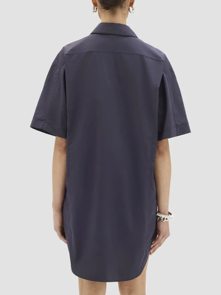 Another Tomorrow Women's Short Shirt Dress | Thumbnail 4 Another Tomorrow Women's Short Shirt Dress | Thumbnail 4