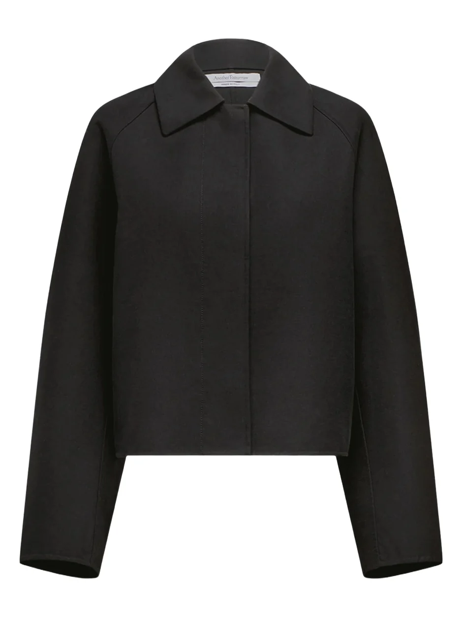 Another Tomorrow Women's Short Mac Blouson