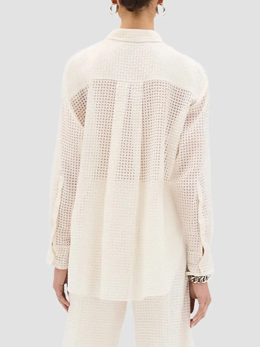 Another Tomorrow Women's Gingham Blouse | Thumbnail 5 Another Tomorrow Women's Gingham Blouse | Thumbnail 5