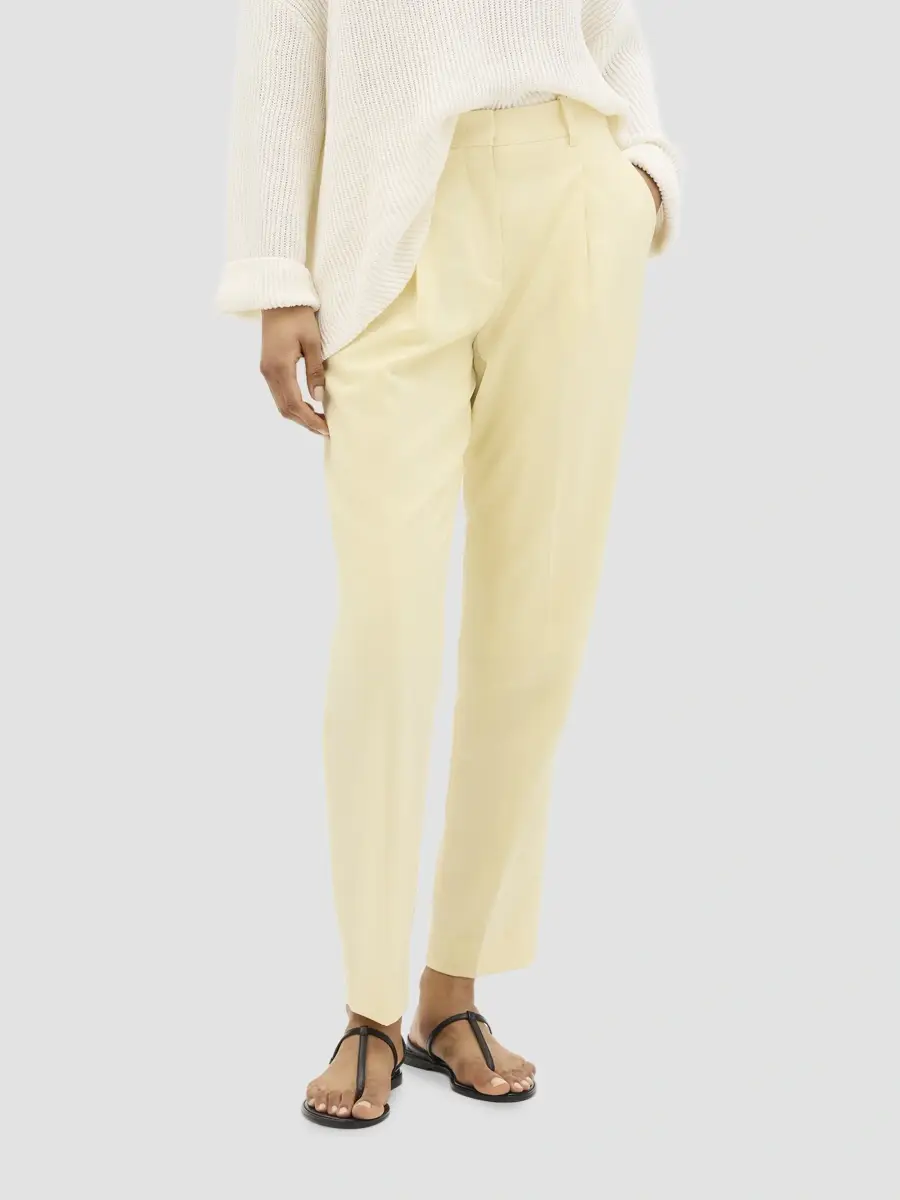Another Tomorrow Women's Peg Trousers | Thumbnail 2 Another Tomorrow Women's Peg Trousers | Thumbnail 2