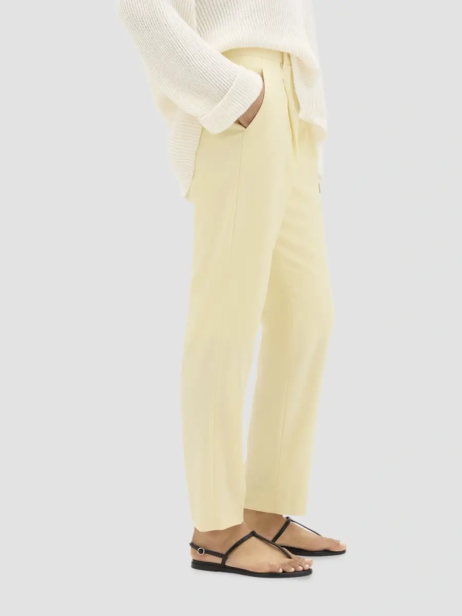Another Tomorrow Women's Peg Trousers | Thumbnail 3 Another Tomorrow Women's Peg Trousers | Thumbnail 3