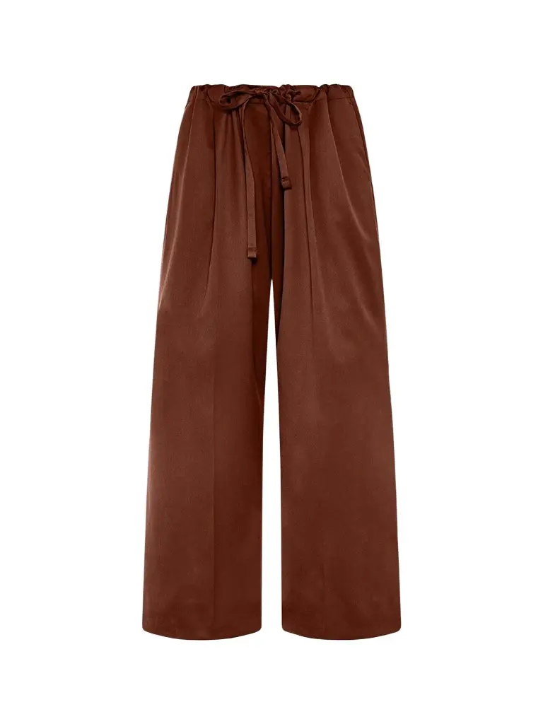 Another Tomorrow Women's Wool Drawcord Pant