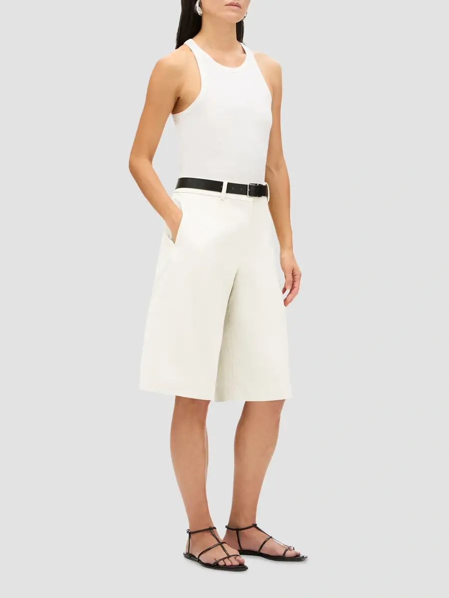 Another Tomorrow Women's Bermuda Pants | Thumbnail 2 Another Tomorrow Women's Bermuda Pants | Thumbnail 2