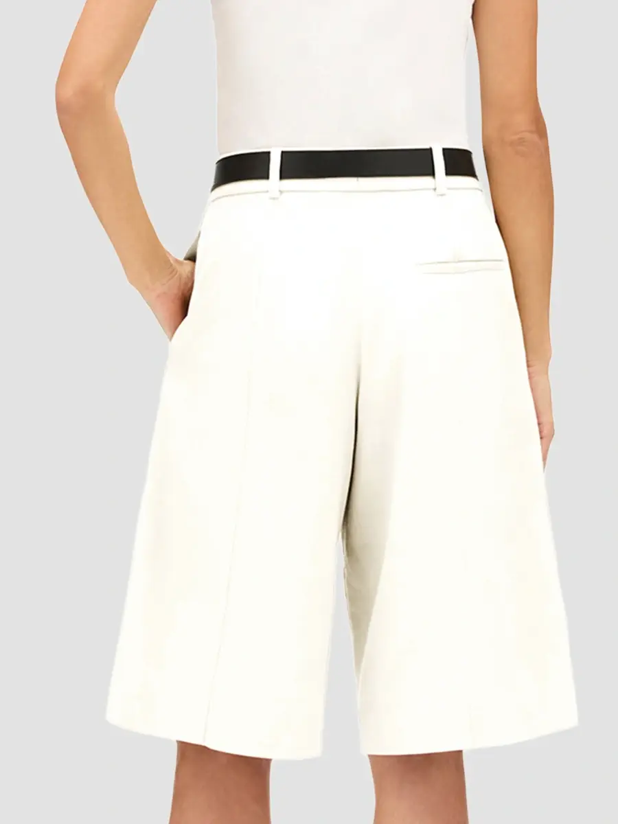Another Tomorrow Women's Bermuda Pants | Thumbnail 4 Another Tomorrow Women's Bermuda Pants | Thumbnail 4