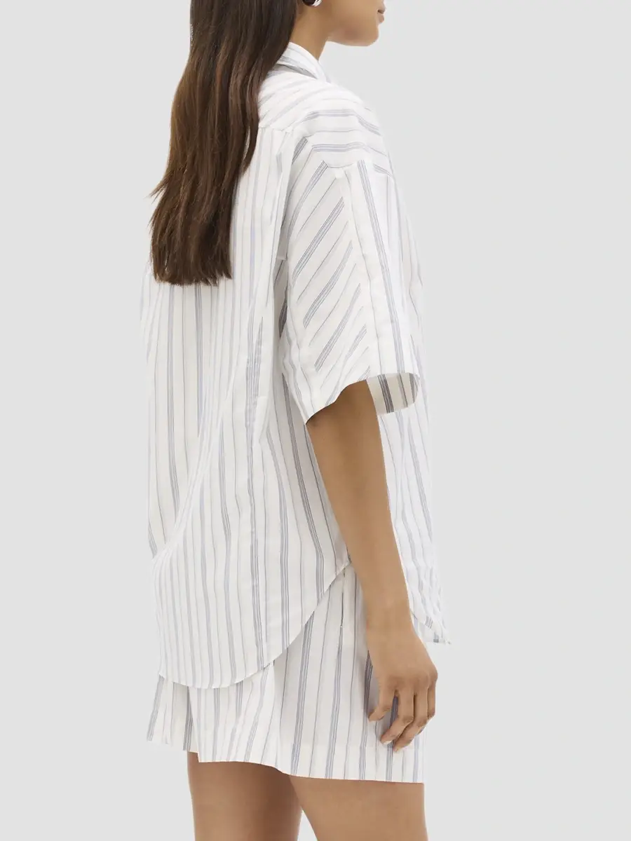 Another Tomorrow Women's Short Sleeve Shirt | Thumbnail 3 Another Tomorrow Women's Short Sleeve Shirt | Thumbnail 3