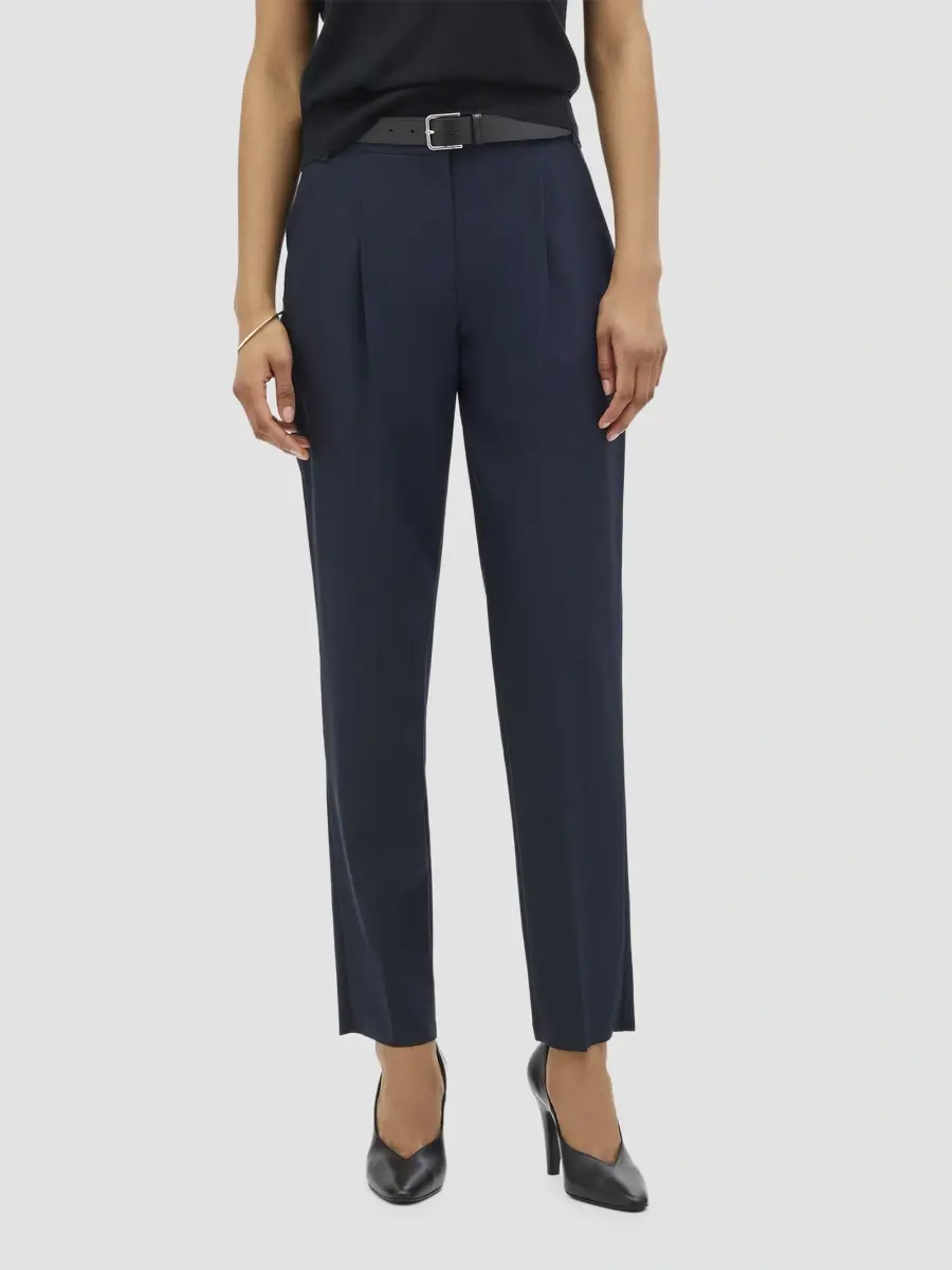 Another Tomorrow Women's Peg Trousers | Thumbnail 2 Another Tomorrow Women's Peg Trousers | Thumbnail 2