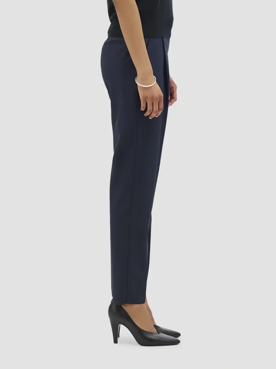 Another Tomorrow Women's Peg Trousers | Thumbnail 3 Another Tomorrow Women's Peg Trousers | Thumbnail 3