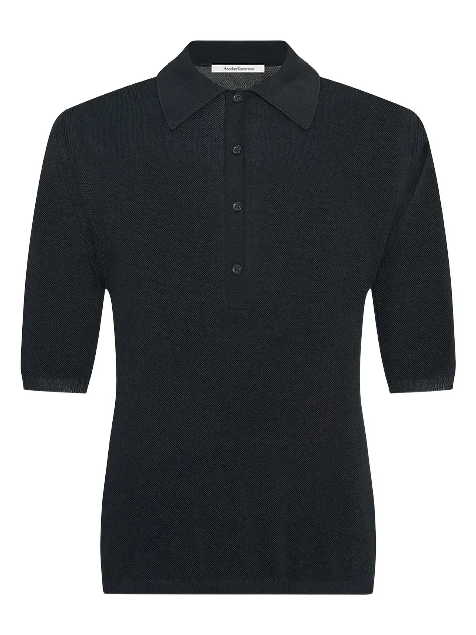 Another Tomorrow Women's Pique Polo