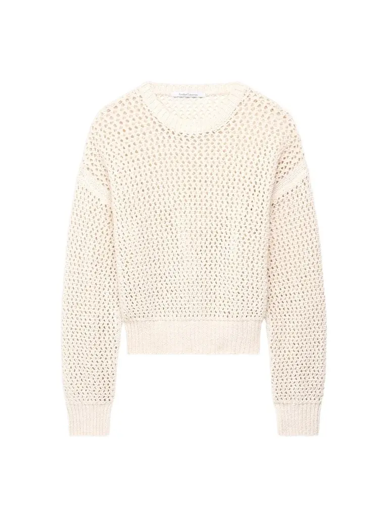 Women's Open Knit Crewneck Women's Open Knit Crewneck