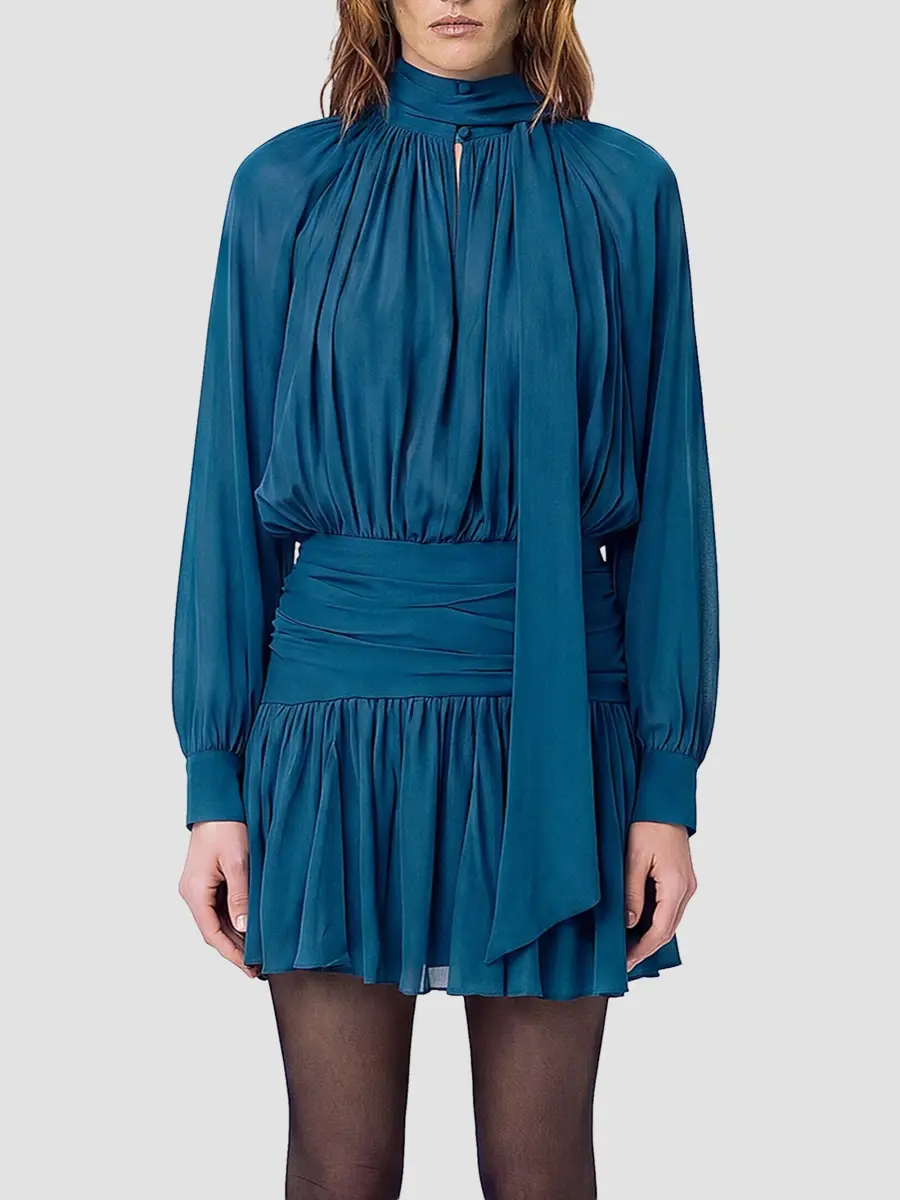Nicholas the Label Women's Courtney Tieneck Mini Dress | Thumbnail 2 Nicholas the Label Women's Courtney Tieneck Mini Dress | Thumbnail 2