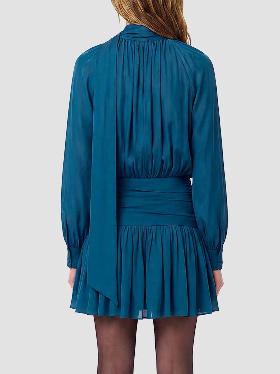 Nicholas the Label Women's Courtney Tieneck Mini Dress | Thumbnail 3 Nicholas the Label Women's Courtney Tieneck Mini Dress | Thumbnail 3