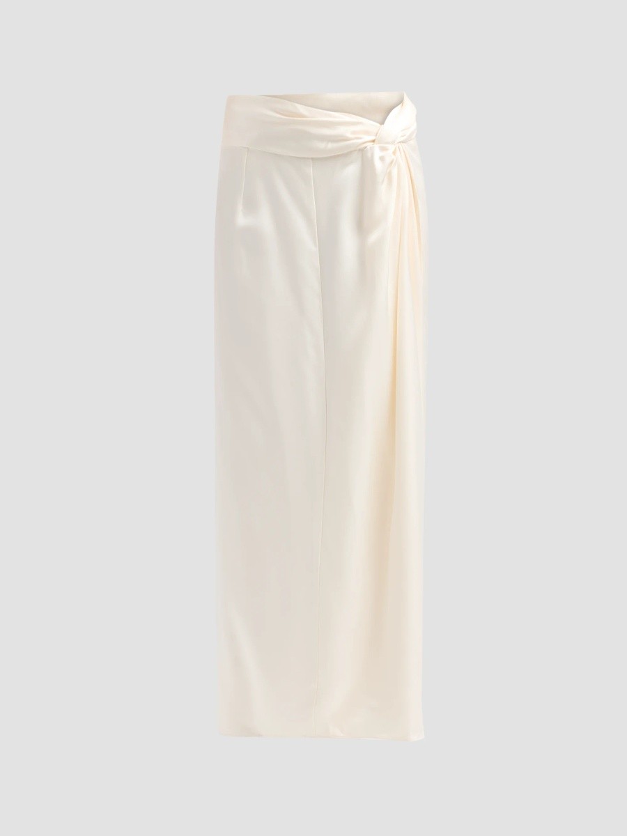 Women's Sarong Satin Maxi Skirt Women's Sarong Satin Maxi Skirt