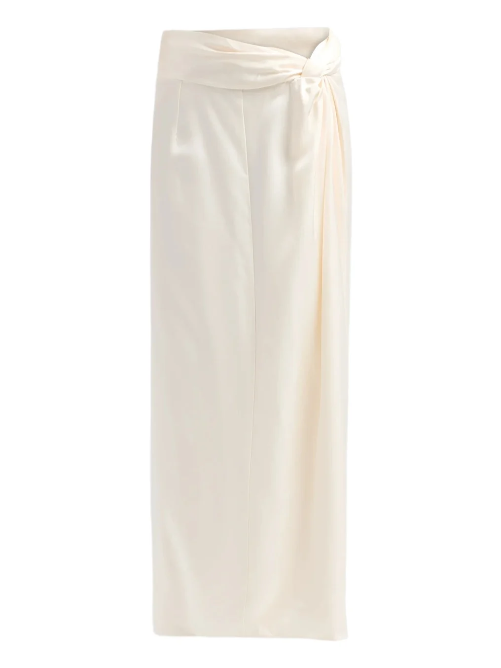 RÓHE Women's Sarong Satin Maxi Skirt