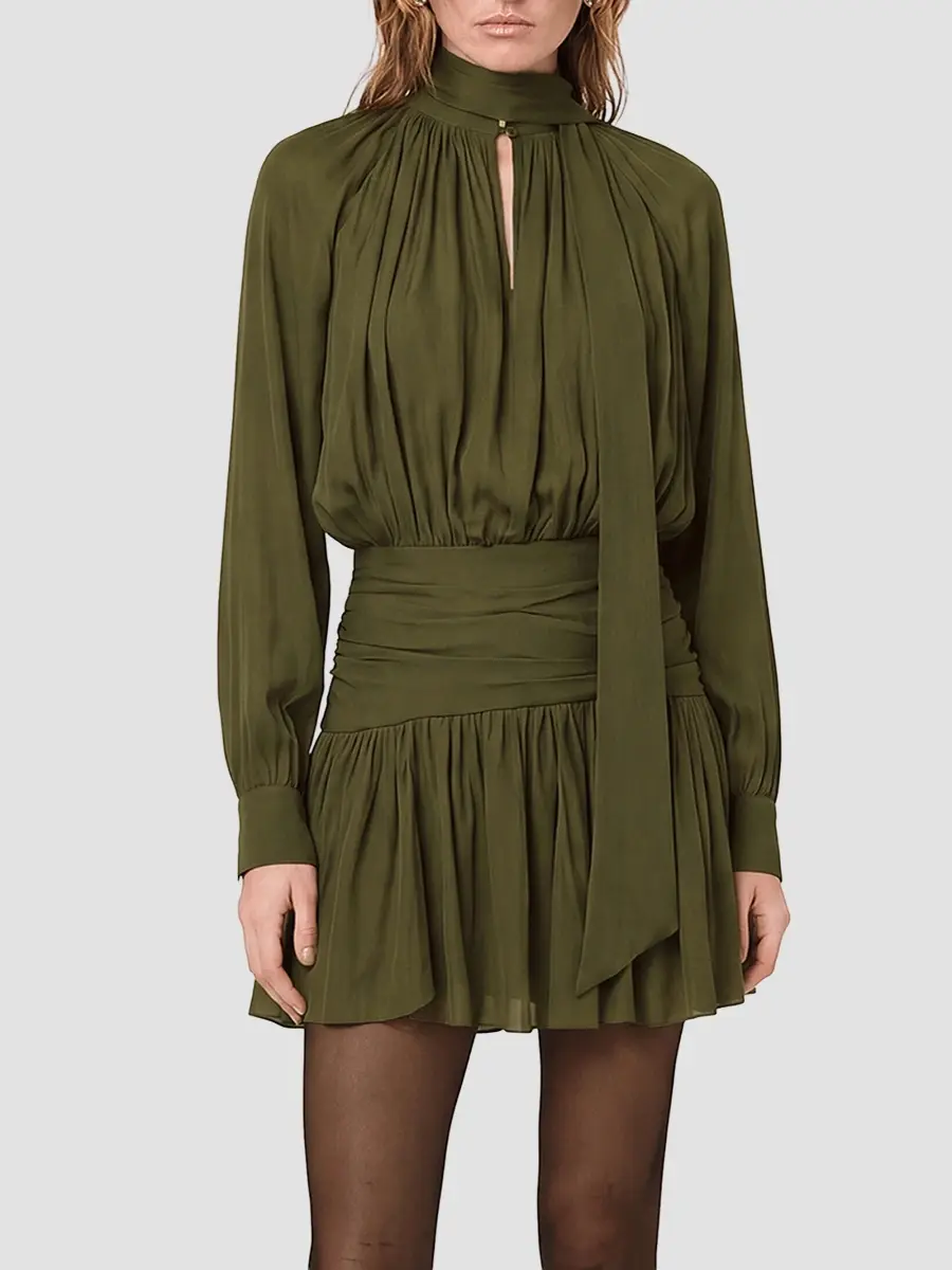 Nicholas the Label Women's Courtney Tieneck Mini Dress | Thumbnail 2 Nicholas the Label Women's Courtney Tieneck Mini Dress | Thumbnail 2