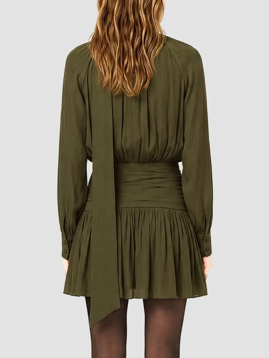 Nicholas the Label Women's Courtney Tieneck Mini Dress | Thumbnail 3 Nicholas the Label Women's Courtney Tieneck Mini Dress | Thumbnail 3