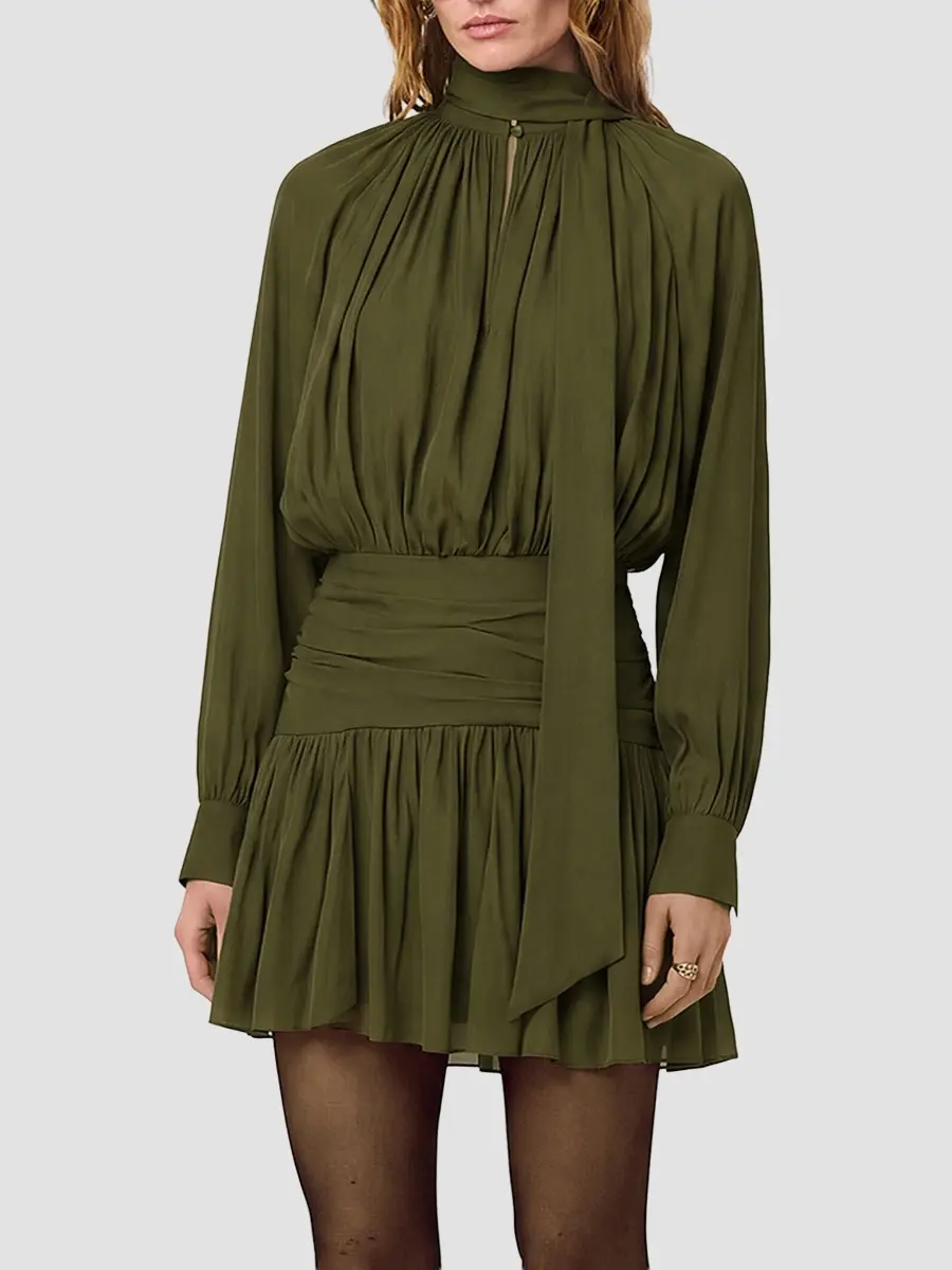 Nicholas the Label Women's Courtney Tieneck Mini Dress | Thumbnail 4 Nicholas the Label Women's Courtney Tieneck Mini Dress | Thumbnail 4