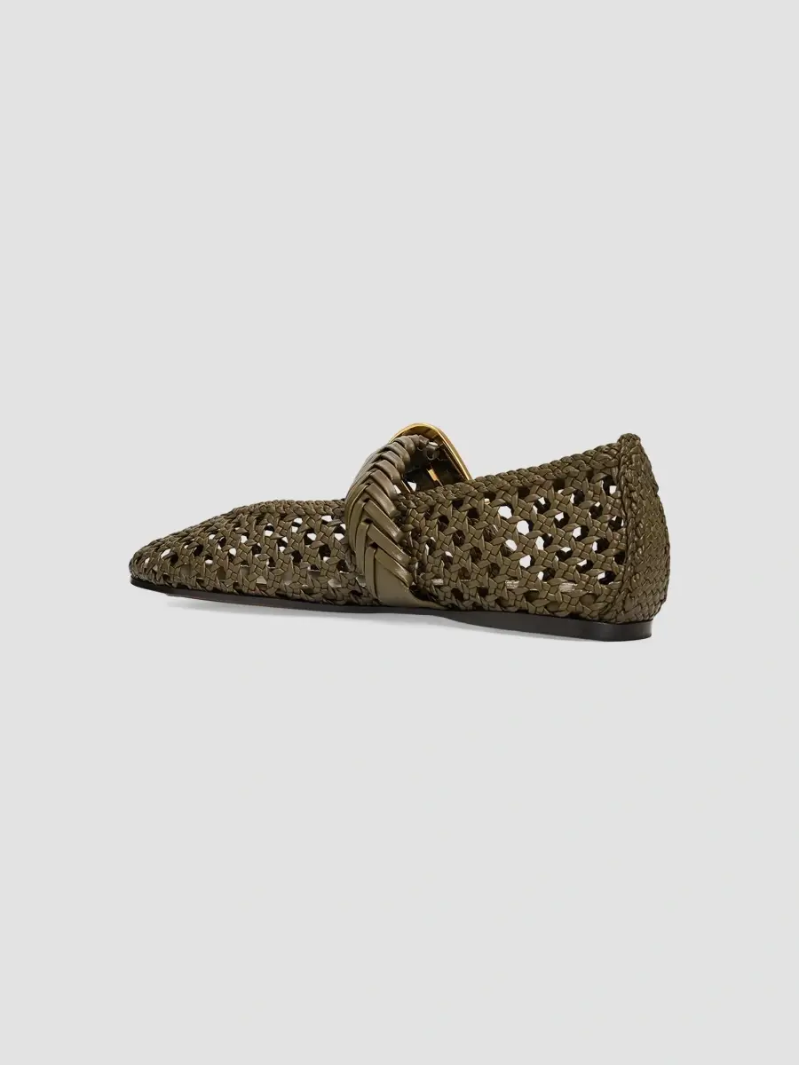 Zimmermann Women's Alchemy Leather Ballet Flats | Thumbnail 4 Zimmermann Women's Alchemy Leather Ballet Flats | Thumbnail 4