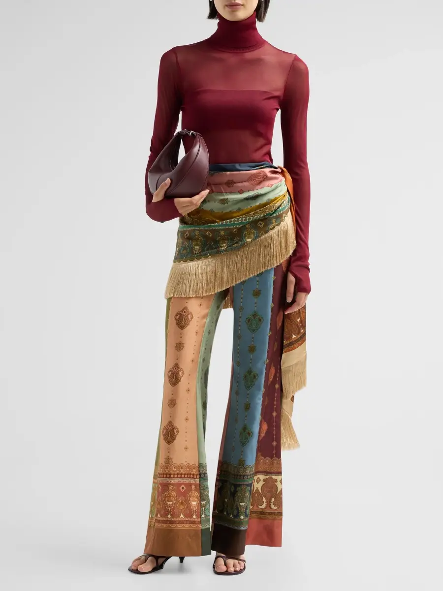 Zimmermann Women's Valiant Fringed Flare Pants | Thumbnail 2 Zimmermann Women's Valiant Fringed Flare Pants | Thumbnail 2