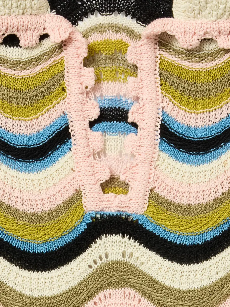 La DoubleJ Crochet Chevron Mini Dress | Thumbnail 3 La DoubleJ Crochet Chevron Mini Dress | Thumbnail 3