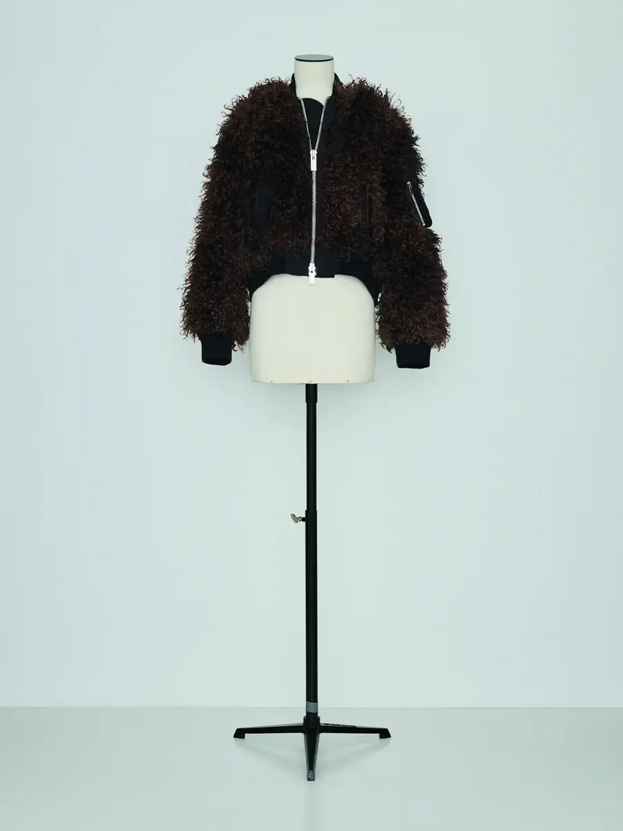 Sacai Curly Faux Fur Blouson | Thumbnail 3 Sacai Curly Faux Fur Blouson | Thumbnail 3