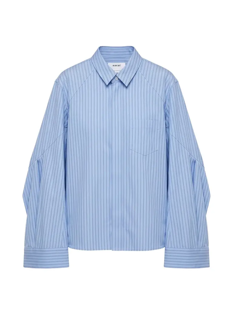 Striped Poplin Shirt Striped Poplin Shirt