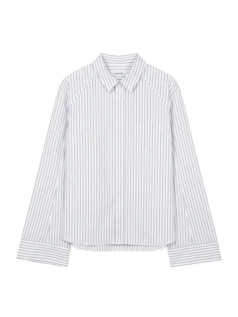 Striped Poplin Shirt Striped Poplin Shirt