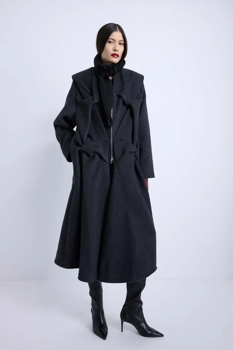 Kate Barton Kate Draped Coat | Thumbnail 2 Kate Barton Kate Draped Coat | Thumbnail 2