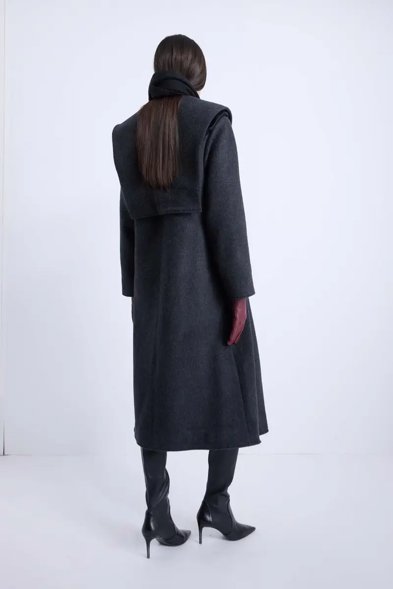 Kate Barton Kate Draped Coat | Thumbnail 4 Kate Barton Kate Draped Coat | Thumbnail 4
