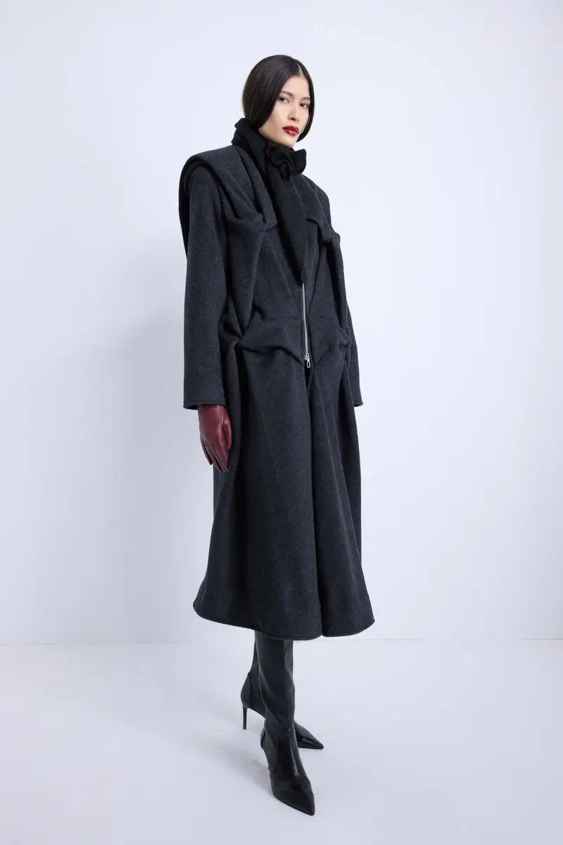 Kate Barton Kate Draped Coat | Thumbnail 5 Kate Barton Kate Draped Coat | Thumbnail 5