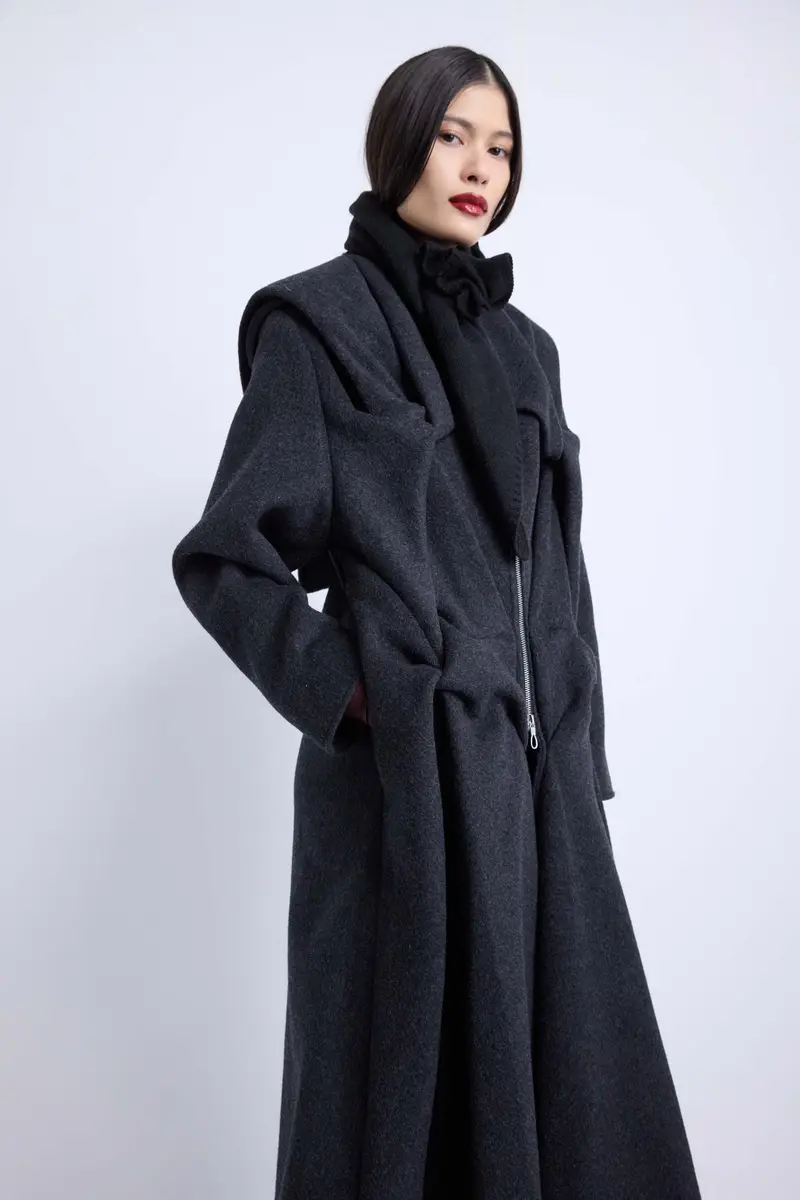 Kate Barton Kate Draped Coat | Thumbnail 6 Kate Barton Kate Draped Coat | Thumbnail 6