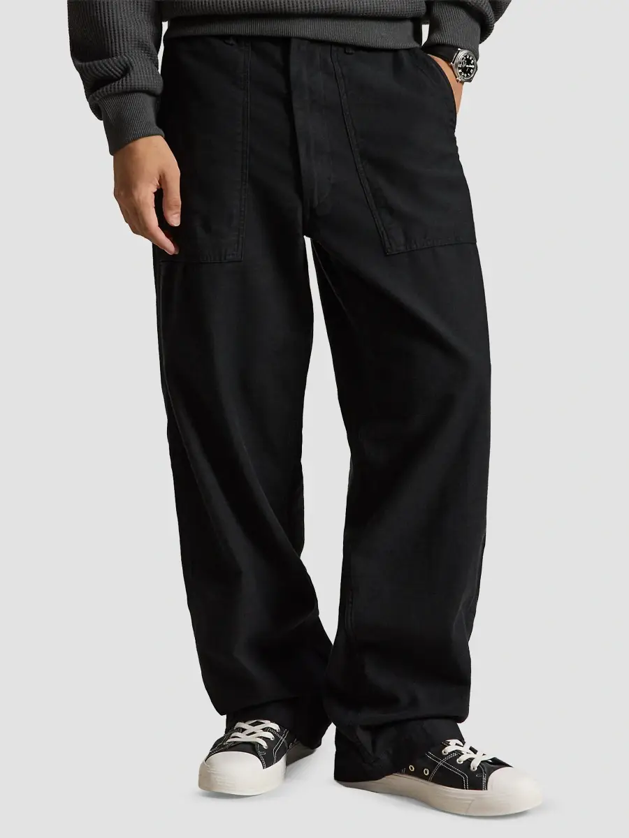 Polo Ralph Lauren Men's Relaxed-Fit Reverse-Sateen Utility Pants | Thumbnail 4 Polo Ralph Lauren Men's Relaxed-Fit Reverse-Sateen Utility Pants | Thumbnail 4