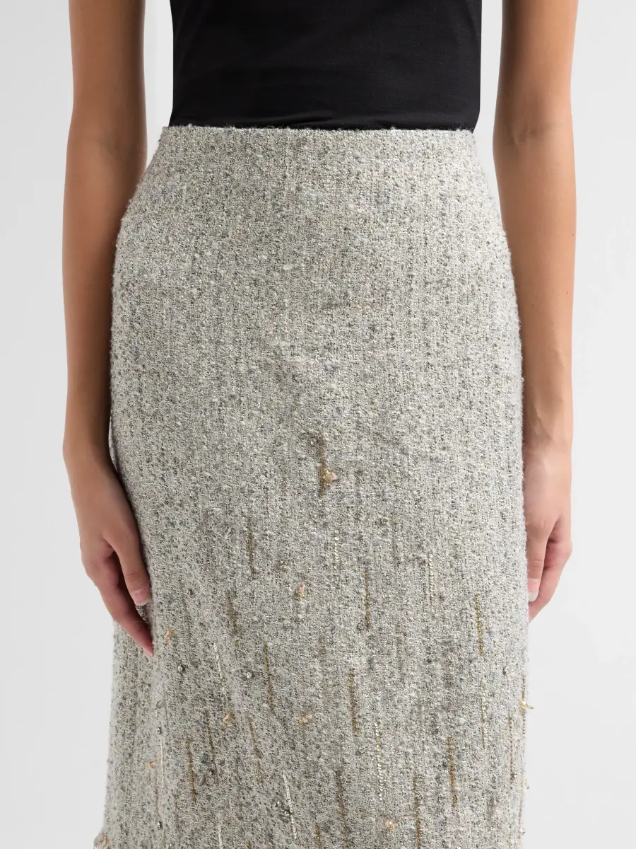 Ungaro Women's Edith Tweed Knee-Length Skirt | Thumbnail 5 Ungaro Women's Edith Tweed Knee-Length Skirt | Thumbnail 5