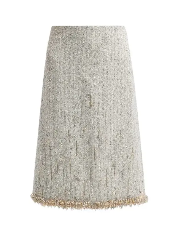 Women's Edith Tweed Knee-Length Skirt Women's Edith Tweed Knee-Length Skirt