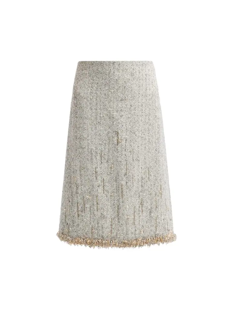 Women's Edith Tweed Knee-Length Skirt Women's Edith Tweed Knee-Length Skirt