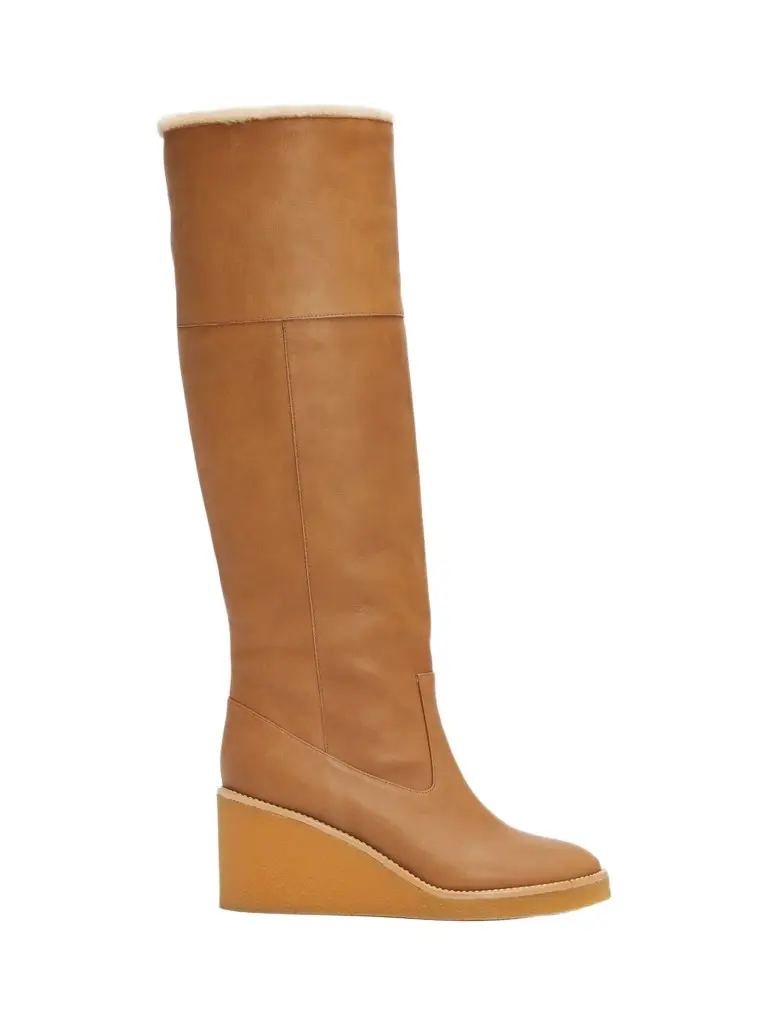 Women's Alma Shearling-Lined Leather Boots Women's Alma Shearling-Lined Leather Boots