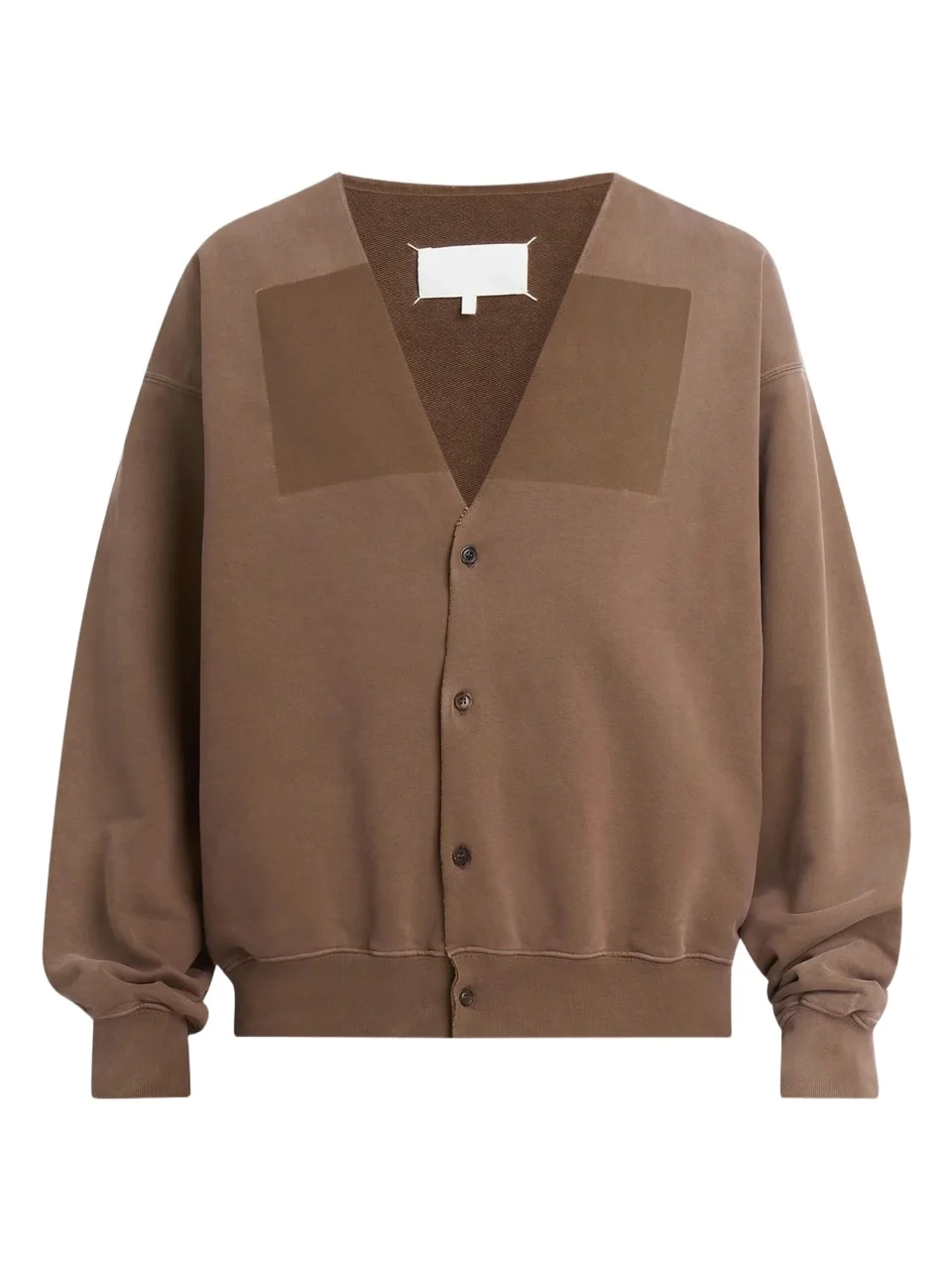 Men's Cotton Fleece V-Neck Cardigan Men's Cotton Fleece V-Neck Cardigan