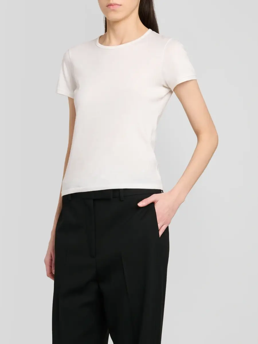 Tom Ford Women's Cotton Jersey T-Shirt | Thumbnail 4 Tom Ford Women's Cotton Jersey T-Shirt | Thumbnail 4