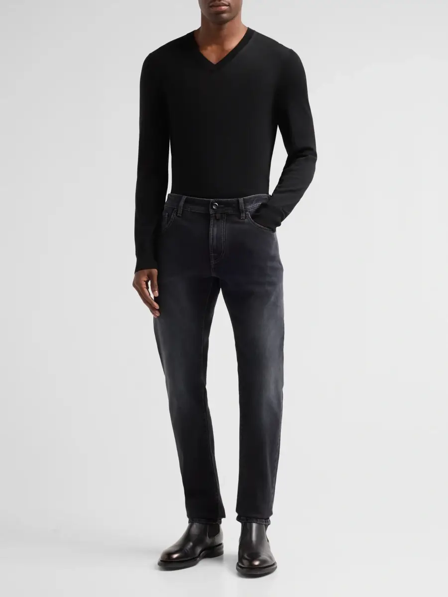 Jacob Cohen Men Cotton-Blend Slim-Fit Jeans | Thumbnail 2 Jacob Cohen Men Cotton-Blend Slim-Fit Jeans | Thumbnail 2